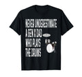 Never Underestimate Gen X Dad Who Plays T-Shirt - Aesthetic Graphic Unisex - T-Shirt, Sweatshirt, Hoodie