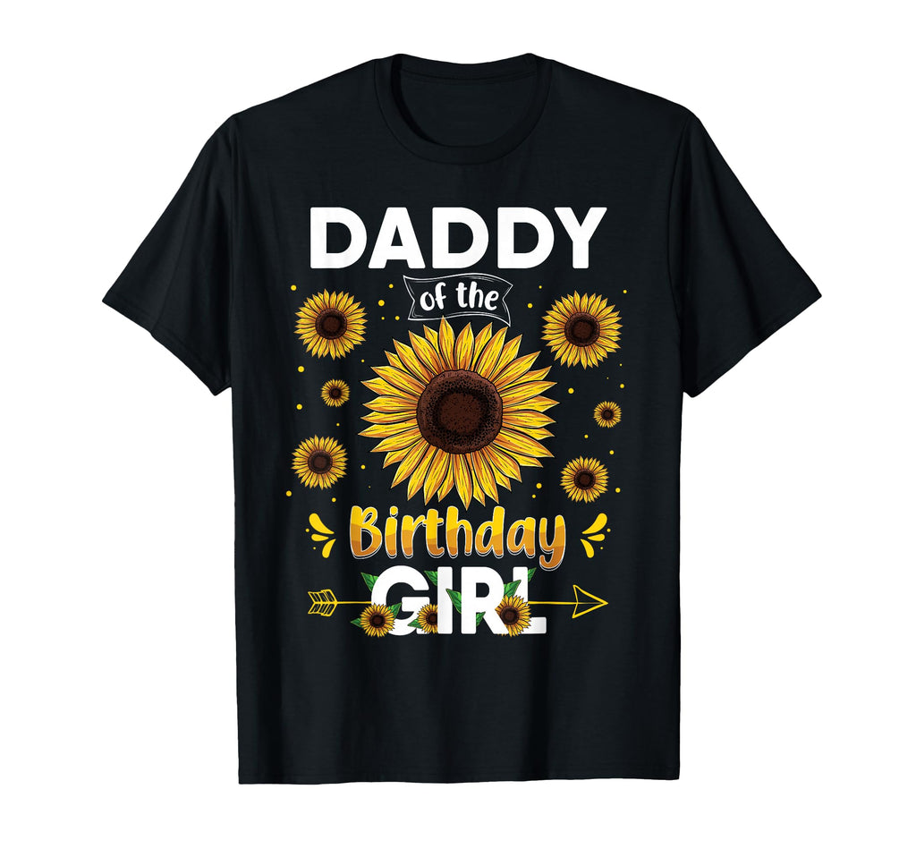 Daddy Birthday Sunflower Party Family T-Shirt - Trendy Graphic for Adults - T-Shirt, Sweatshirt, Hoodie