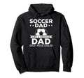 Proud Soccer Dads Soccer Dad Like Hoodie - Minimalist Print for Adults - T-Shirt, Sweatshirt, Hoodie
