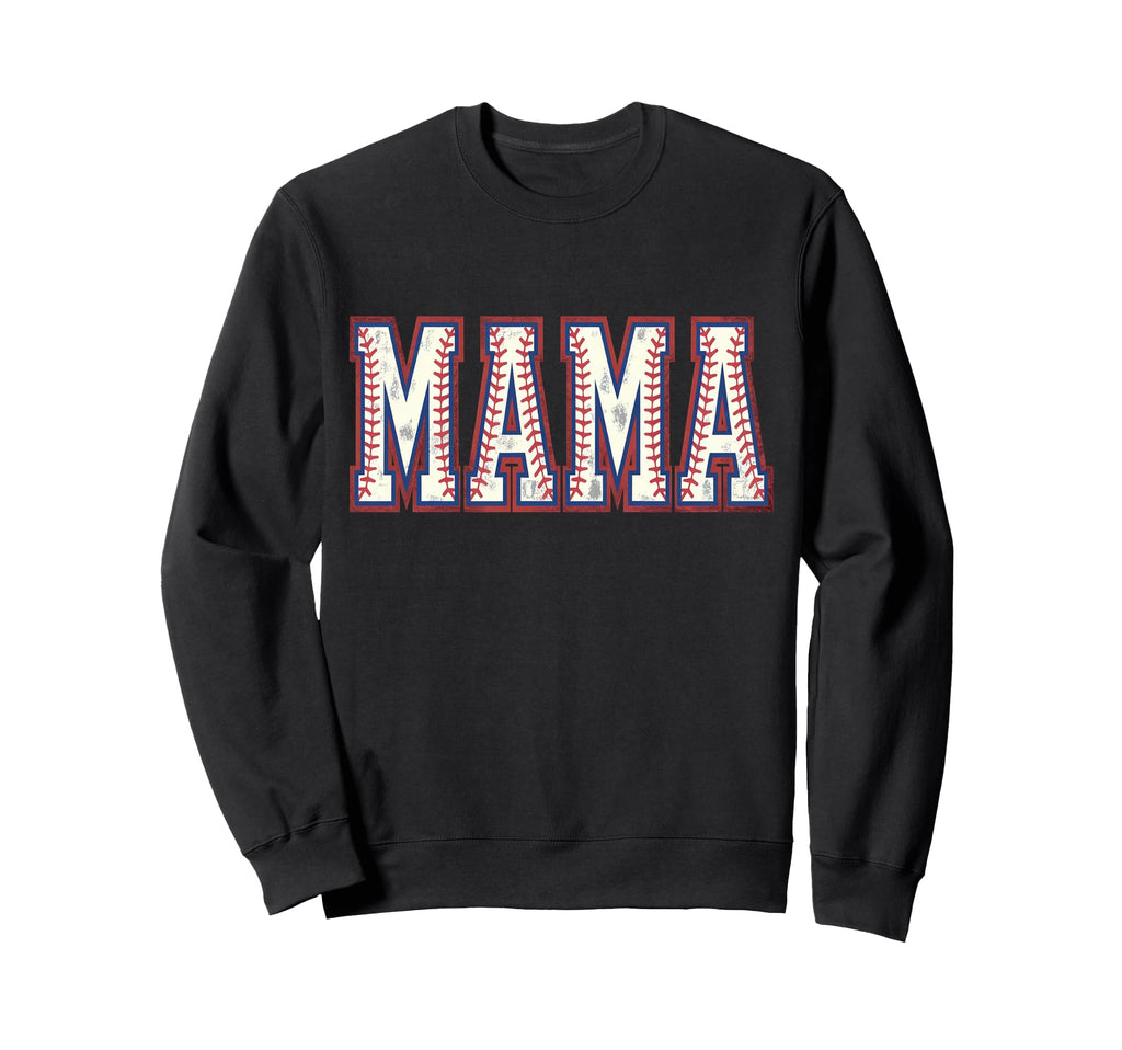 Baseball Mom Game Day Family Sweatshirt - Fun Novelty Design for Adults - T-Shirt, Sweatshirt, Hoodie
