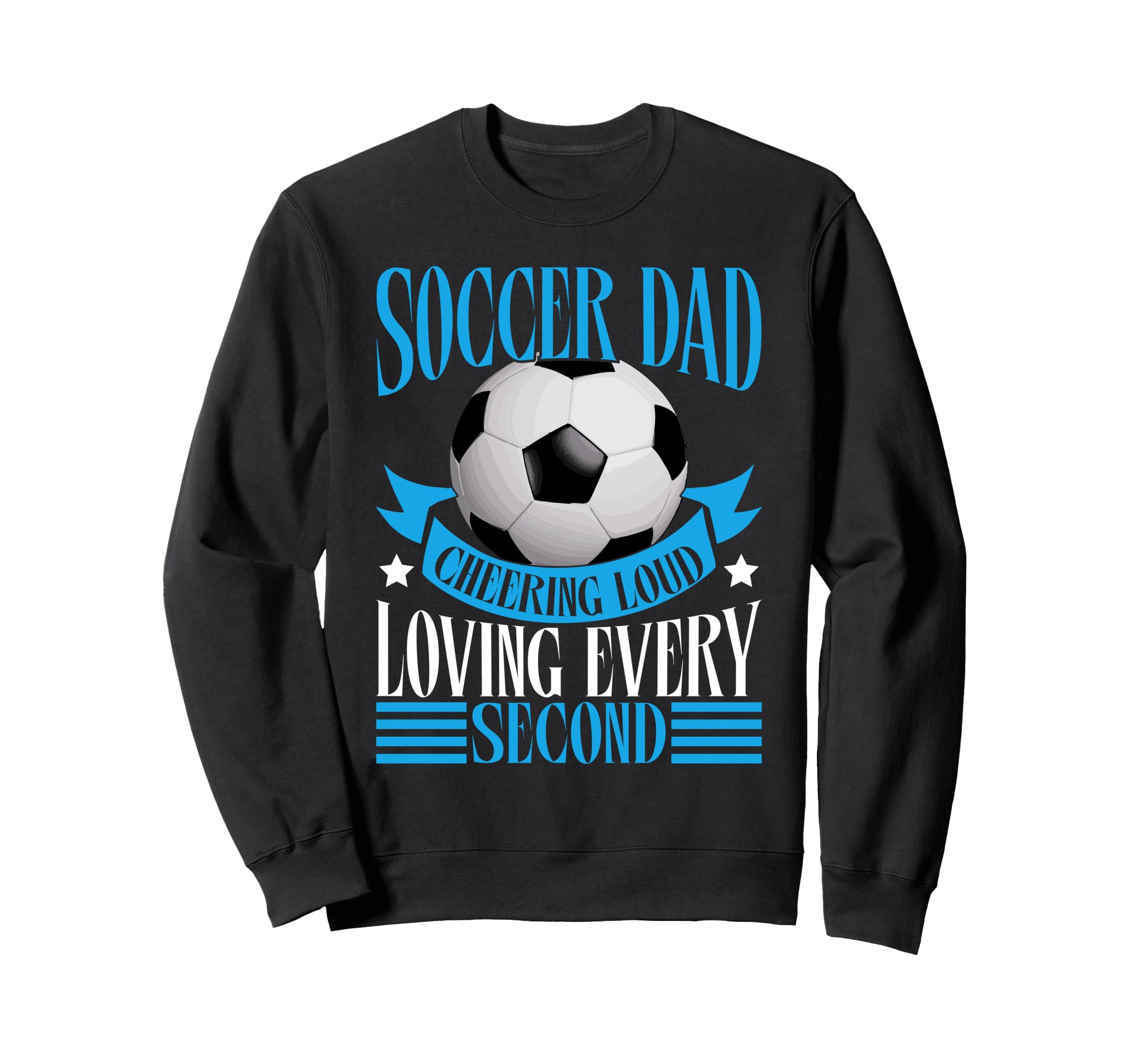 Cheering Loud Loving Every Second Sweatshirt - Graphic Print for Adults - T-Shirt, Sweatshirt, Hoodie