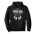 Twin Dad Est 2026 Pregnancy Hoodie - Custom Art Print for Adults - T-Shirt, Sweatshirt, Hoodie