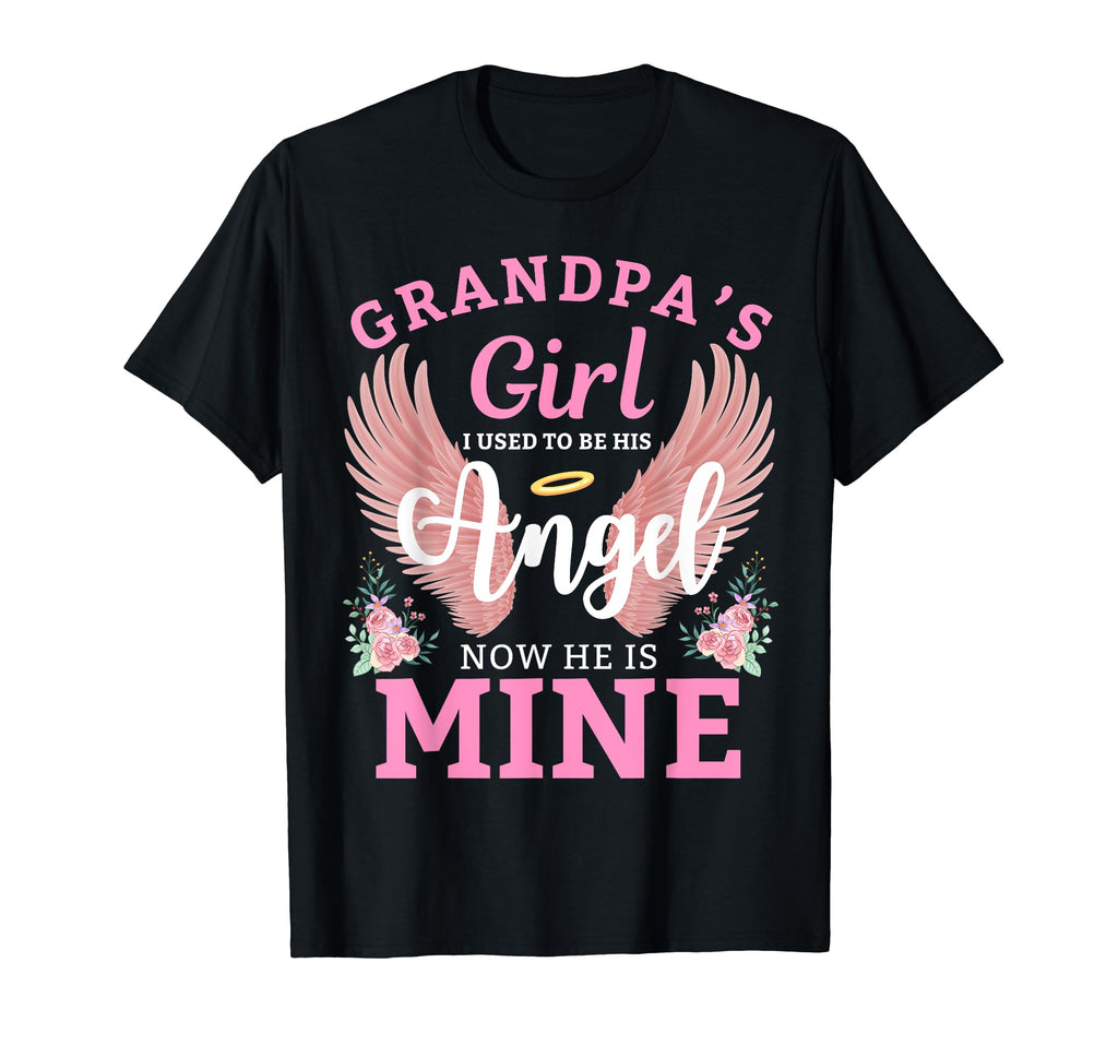 Grandpas I Used To Be His Angel T-Shirt - Fun Novelty Design for Adults - T-Shirt, Sweatshirt, Hoodie