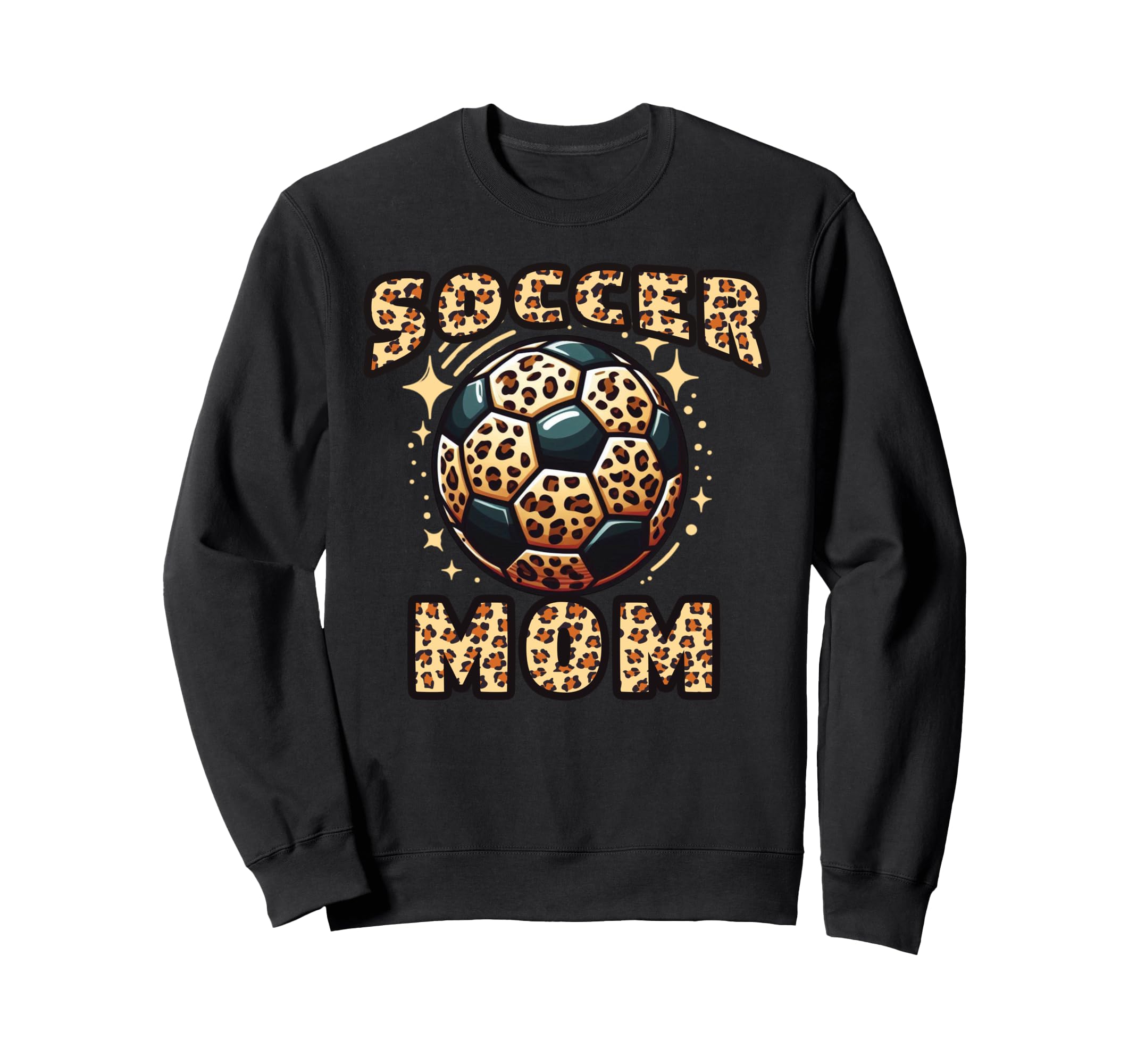 Soccer Mom Leopard Sweatshirt - Trendy Graphic Unisex - T-Shirt, Sweatshirt, Hoodie