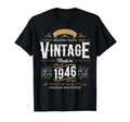 1946 Label 80Th Birthday Gift 80 Year T-Shirt - Novelty Apparel for Adults - T-Shirt, Sweatshirt, Hoodie