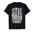 Usa Flag Cheer Dad Cheer Game Day T-Shirt - Minimalist Print for Adults - T-Shirt, Sweatshirt, Hoodie