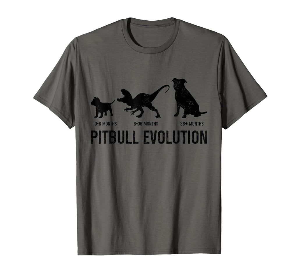 Pitbull Evolution Funny Dog Lover T-Shirt - Unique Graphic for Adults - T-Shirt, Sweatshirt, Hoodie