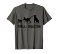 Pitbull Evolution Funny Dog Lover T-Shirt - Unique Graphic for Adults - T-Shirt, Sweatshirt, Hoodie