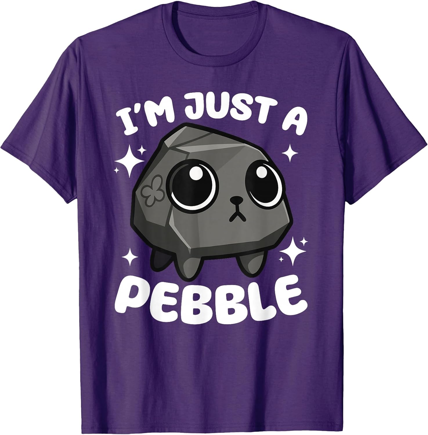 I'm Just a Pebble, Funny Minimalist Humor Sarcastic - Adult & Kids T-Shirts, Sweatshirts & Hoodies apparel design preview 1