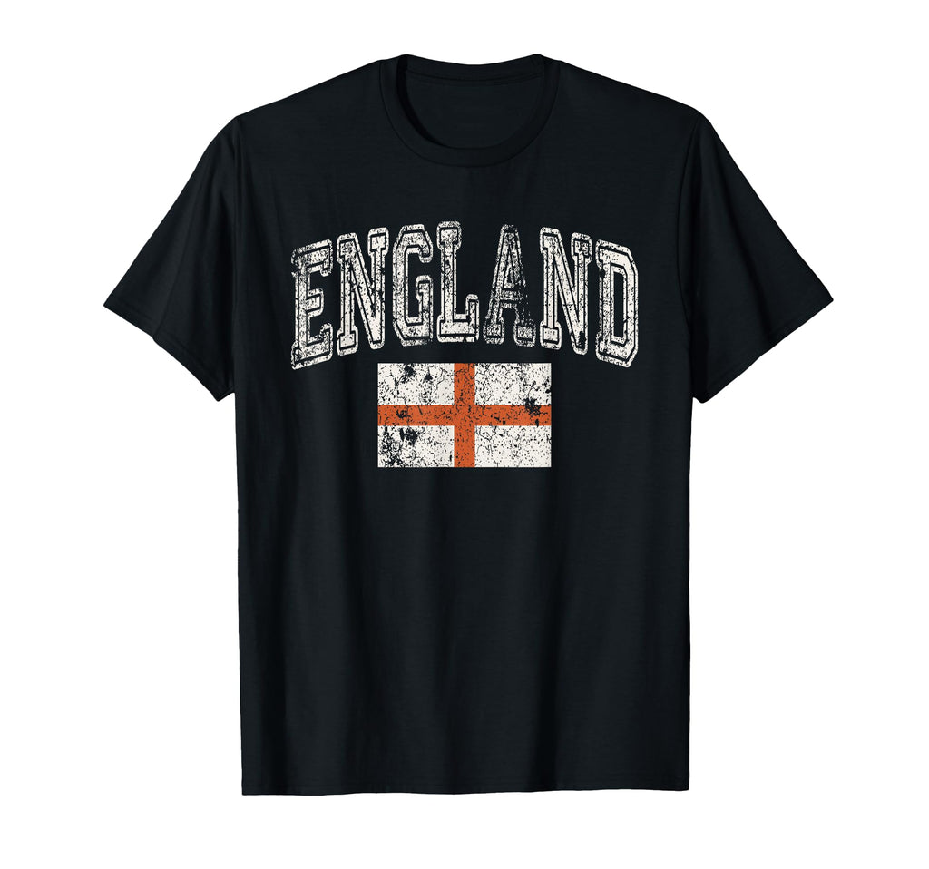 Faded England Flag English Pride T-Shirt - Fun Novelty Design for Adults - T-Shirt, Sweatshirt, Hoodie