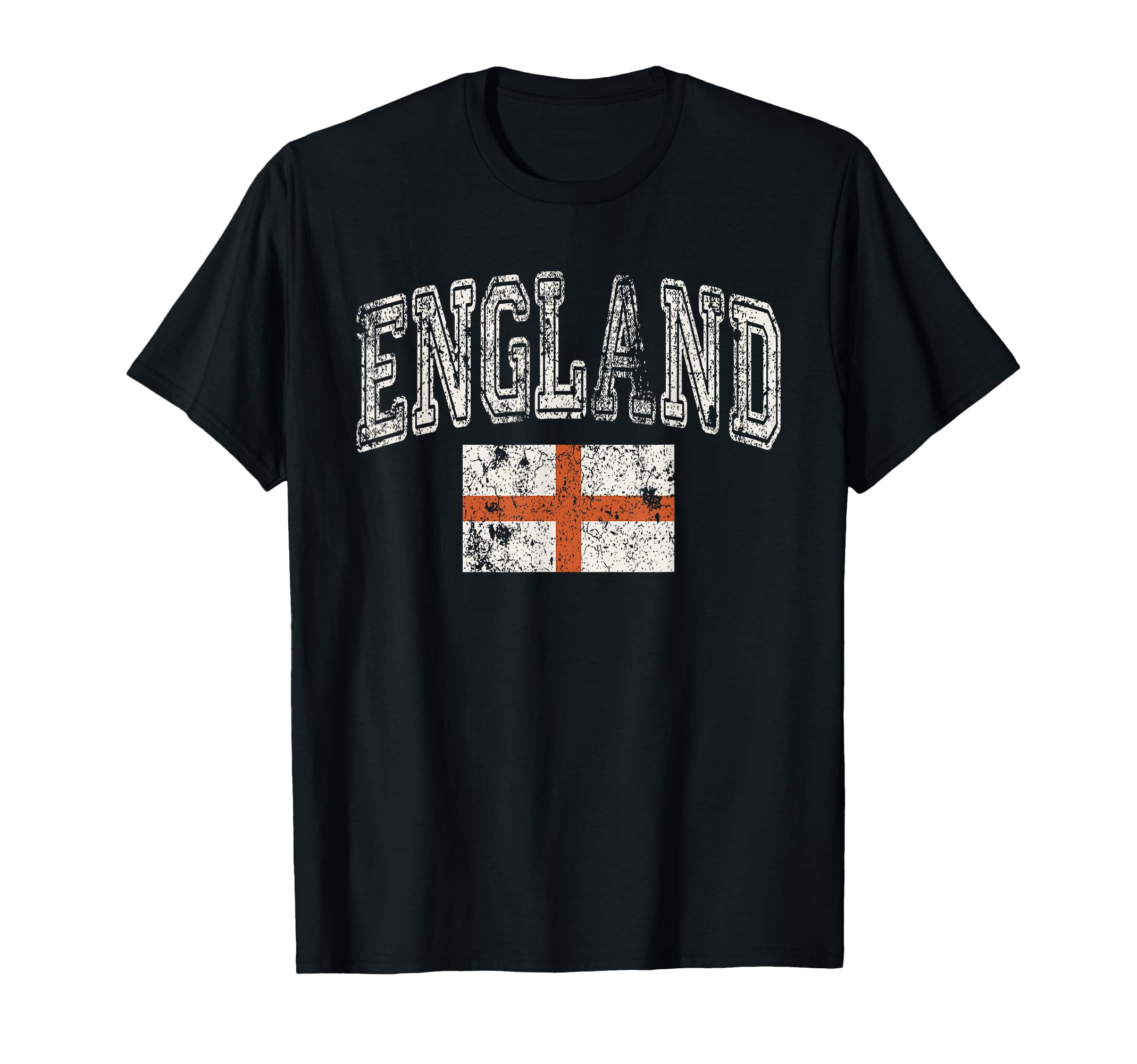 Faded England Flag English Pride T-Shirt - Fun Novelty Design for Adults - T-Shirt, Sweatshirt, Hoodie