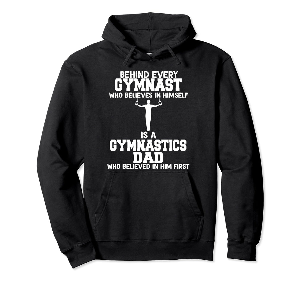 Behind Every Gymnast Is Gymnastics Hoodie - Minimalist Print for Adults - T-Shirt, Sweatshirt, Hoodie