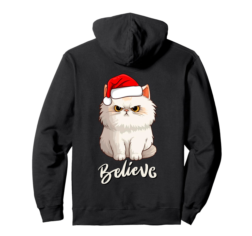 Funny Cat Believe Hat Cat Teen Or Hoodie - Casual Everyday Wear for Adults - T-Shirt, Sweatshirt, Hoodie