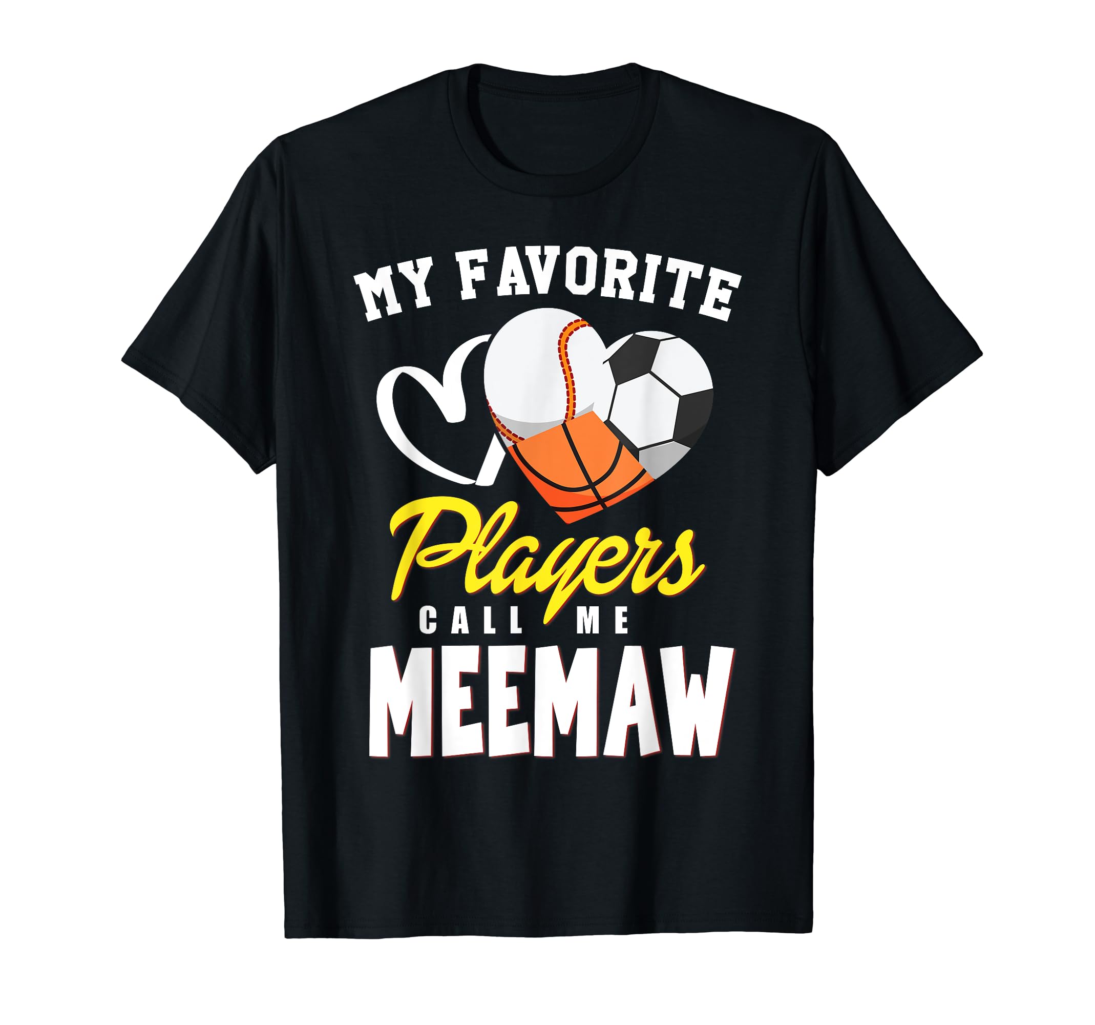 My Favorite Players Baseball Soccer T-Shirt - Minimalist Print for Adults - T-Shirt, Sweatshirt, Hoodie