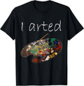I Arted Funny Art - Adult & Kids T-Shirts, Sweatshirts & Hoodies apparel design preview 1