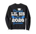 Super Proud Lil Sis 2026 Graduate Sweatshirt - Custom Art Print for Adults - T-Shirt, Sweatshirt, Hoodie