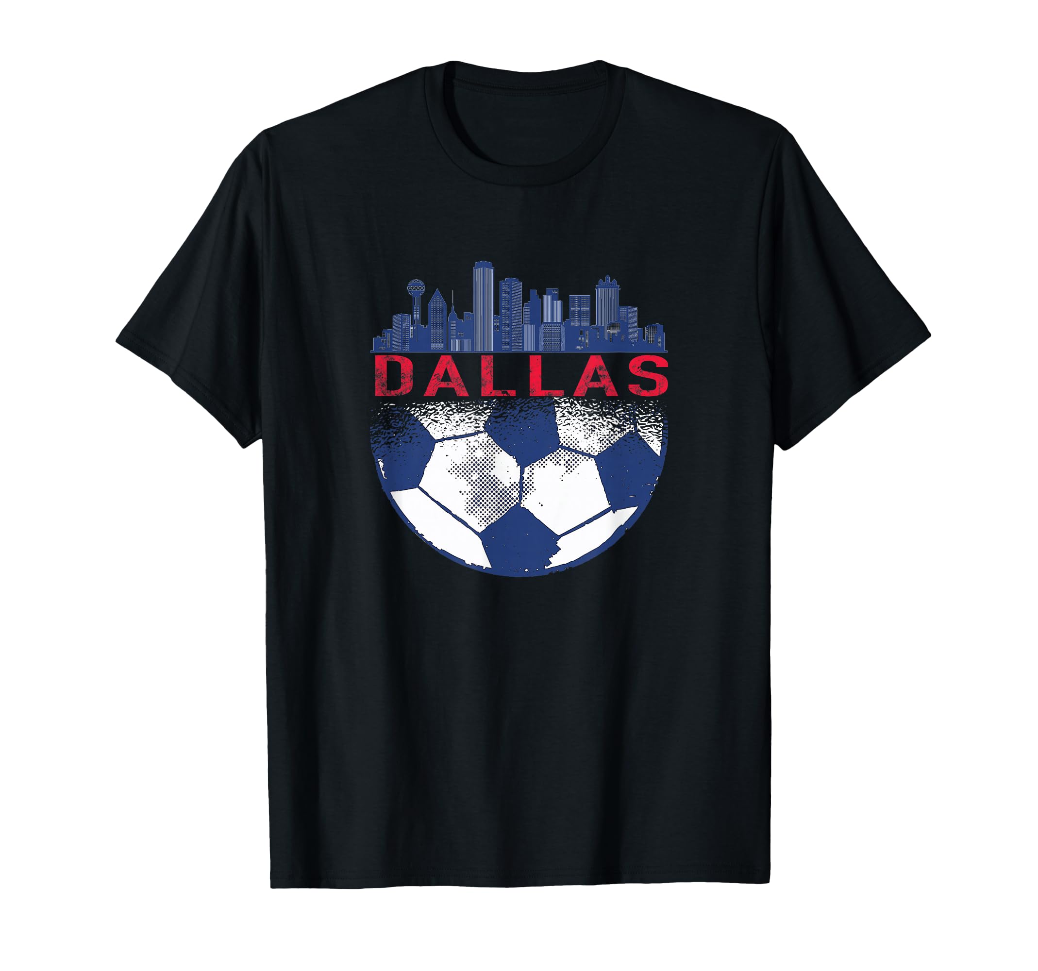 Dallas Texas Fan Fc T-Shirt - Minimalist Print Unisex - T-Shirt, Sweatshirt, Hoodie