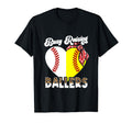 Busy Raising Ballers Softball T-Shirt - Minimalist Print Men Women - T-Shirt, Sweatshirt, Hoodie