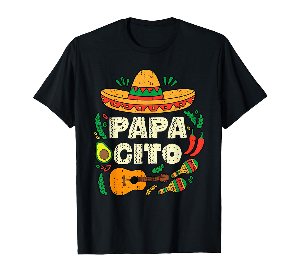 Papacito Family Sombrero Cinco De Mayo T-Shirt - Novelty Apparel Unisex - T-Shirt, Sweatshirt, Hoodie