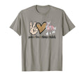 Womens Peace Love Chinese Crested T-Shirt - Aesthetic Graphic Men Women - T-Shirt, Sweatshirt, Hoodie