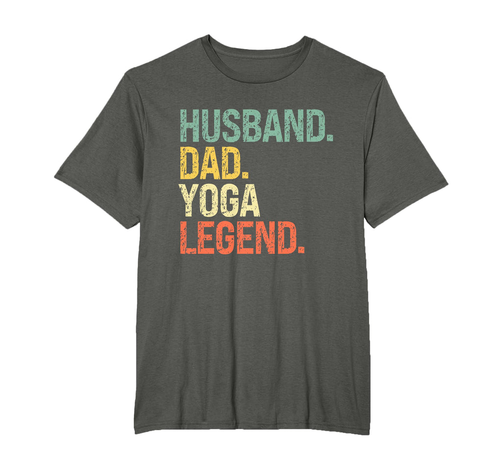 Husband Dad Yoga Legend Fathers Day T-Shirt - Graphic Print Unisex - T-Shirt, Sweatshirt, Hoodie