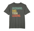 Husband Dad Yoga Legend Fathers Day T-Shirt - Graphic Print Unisex - T-Shirt, Sweatshirt, Hoodie