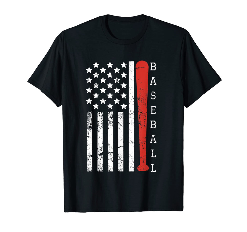 Baseball Usa American Flag Patriot Mom T-Shirt - Unique Graphic Men Women - T-Shirt, Sweatshirt, Hoodie
