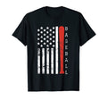 Baseball Usa American Flag Patriot Mom T-Shirt - Unique Graphic Men Women - T-Shirt, Sweatshirt, Hoodie