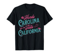 Heads Carolina Tail California T-Shirt - Unique Graphic Men Women - T-Shirt, Sweatshirt, Hoodie