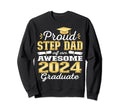 Super Proud Step Dad 2024 Sweatshirt - Fun Novelty Design Men Women - T-Shirt, Sweatshirt, Hoodie