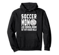 Soccer Mom Game Day Soccer Lovers Sport Hoodie - Graphic Print Unisex - T-Shirt, Sweatshirt, Hoodie