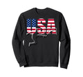 Usa Football Jersey National Flag Sweatshirt - Trendy Graphic Unisex - T-Shirt, Sweatshirt, Hoodie
