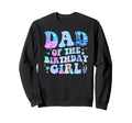 Dad Birthday Mermaid Ocean Family Party Sweatshirt - Unique Graphic Unisex - T-Shirt, Sweatshirt, Hoodie