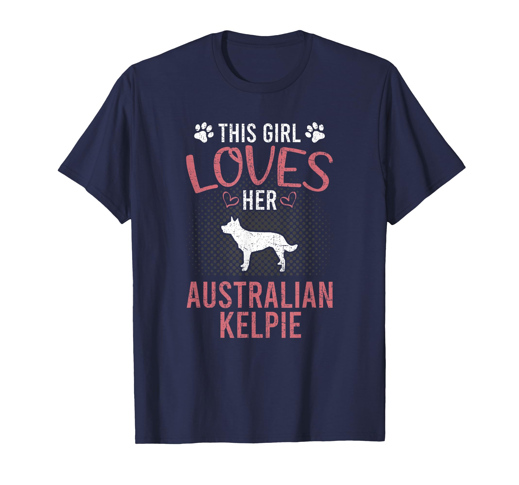 This Loves Her Australian Kelpie Dog Lover T-Shirt - Unique Graphic Unisex - T-Shirt, Sweatshirt, Hoodie