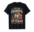 Im Dad Grandpa And Veteran Patriotic T-Shirt - Graphic Print Unisex - T-Shirt, Sweatshirt, Hoodie