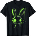 Pastel Goth Bunny Rabbit Green Creepy Cute Grunge - Adult & Kids T-Shirts, Sweatshirts & Hoodies apparel design preview 1