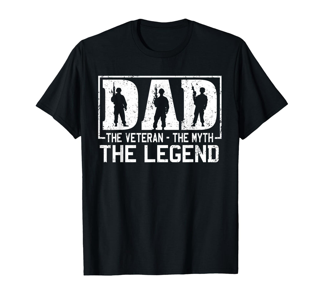 Dad Veteran Myth Legend Grandpa T-Shirt - Fun Novelty Design Unisex - T-Shirt, Sweatshirt, Hoodie