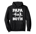 Papa Both Ballet Soccer Funny Dance Hoodie - Trendy Graphic for Adults - T-Shirt, Sweatshirt, Hoodie