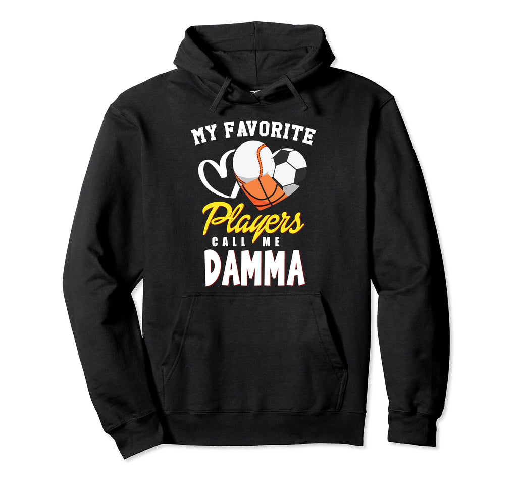 My Favorite Players Baseball Soccer Hoodie - Graphic Print Men Women - T-Shirt, Sweatshirt, Hoodie