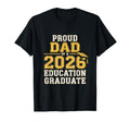 Proud Dad 2026 Education Graduate T-Shirt - Casual Everyday Wear for Adults - T-Shirt, Sweatshirt, Hoodie