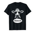 Bruh Cow Funny Cow Lover Bruuuh Meme T-Shirt - Custom Art Print Unisex - T-Shirt, Sweatshirt, Hoodie