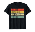 Father Husband Lacrosse Legend T-Shirt - Custom Art Print Men Women - T-Shirt, Sweatshirt, Hoodie