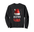 Soccer Player Claus Soccer Lover Sweatshirt - Aesthetic Graphic for Adults - T-Shirt, Sweatshirt, Hoodie
