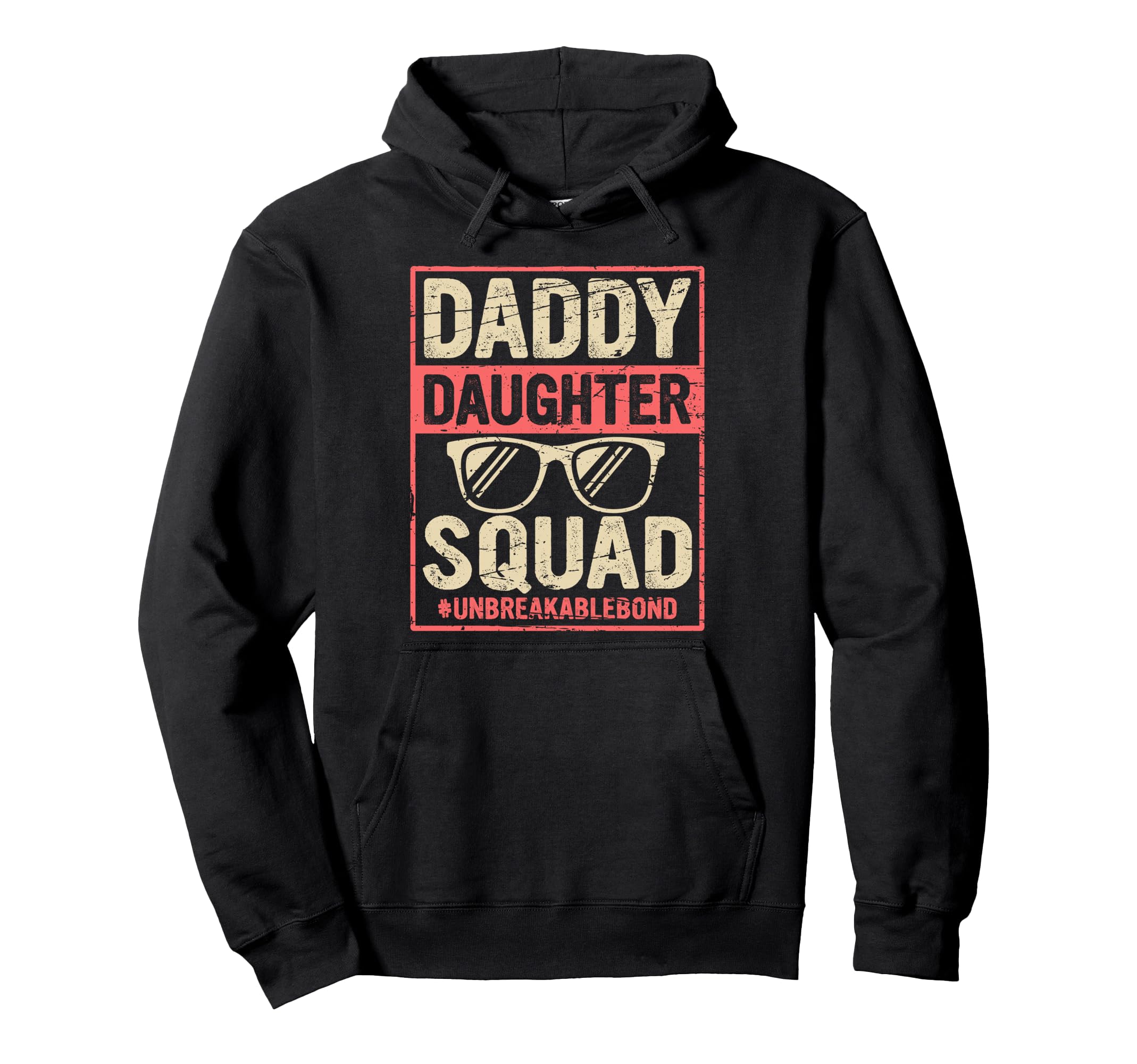 Daddy Daughter Squad Matching Dad Hoodie - Casual Everyday Wear for Adults - T-Shirt, Sweatshirt, Hoodie