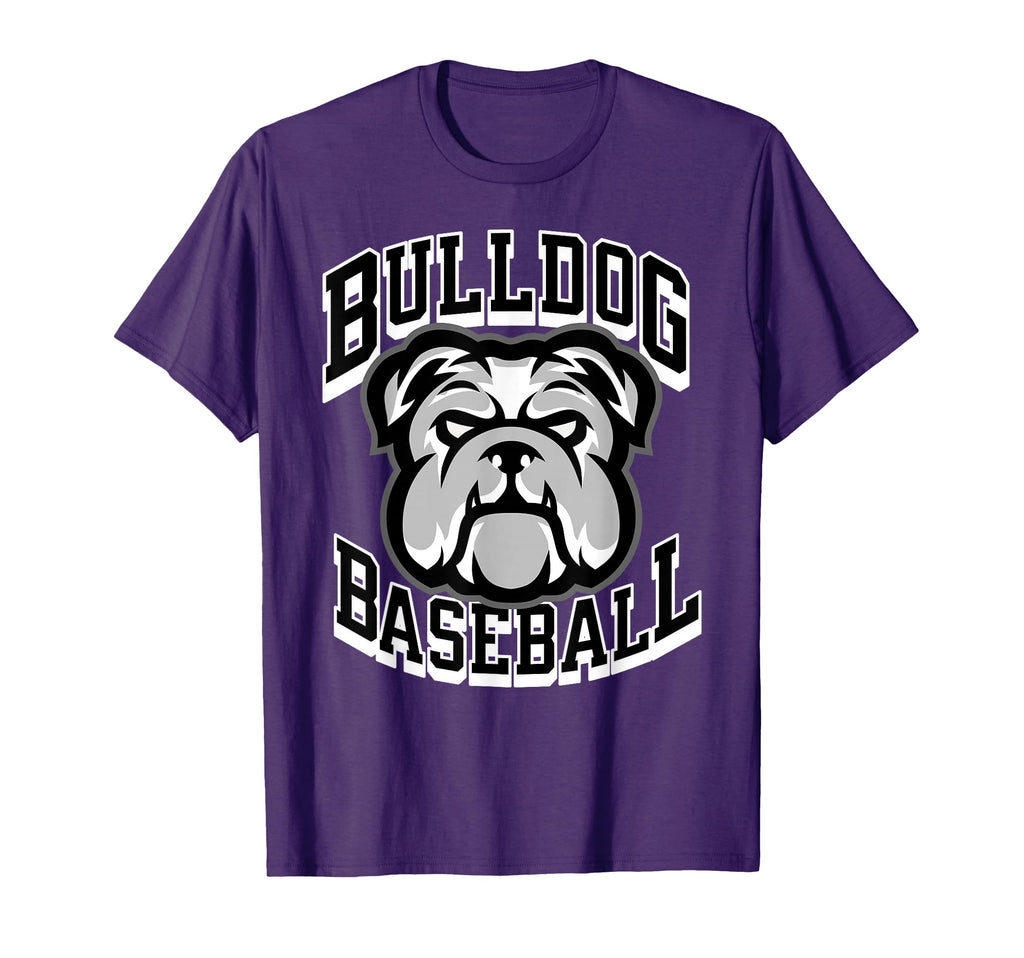 Bulldogs Black Baseball Game Day T-Shirt - Minimalist Print Men Women - T-Shirt, Sweatshirt, Hoodie