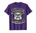 Bulldogs Black Baseball Game Day T-Shirt - Minimalist Print Men Women - T-Shirt, Sweatshirt, Hoodie
