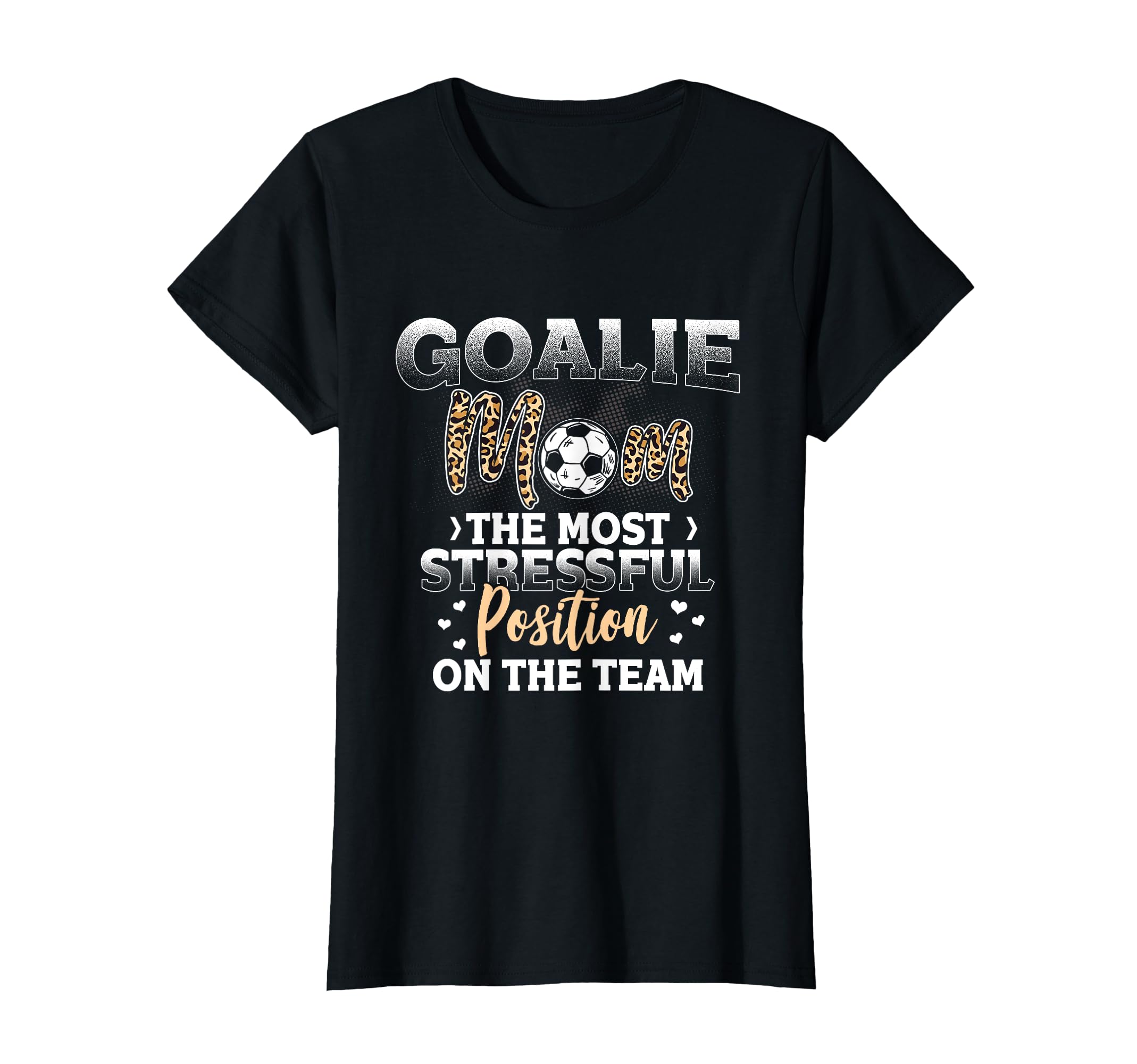 Soccer Lover Leopard Pattern Soccer T-Shirt - Unique Graphic for Adults - T-Shirt, Sweatshirt, Hoodie