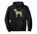 Old School Camo Hunting Dog Hoodie - Aesthetic Graphic Men Women - T-Shirt, Sweatshirt, Hoodie