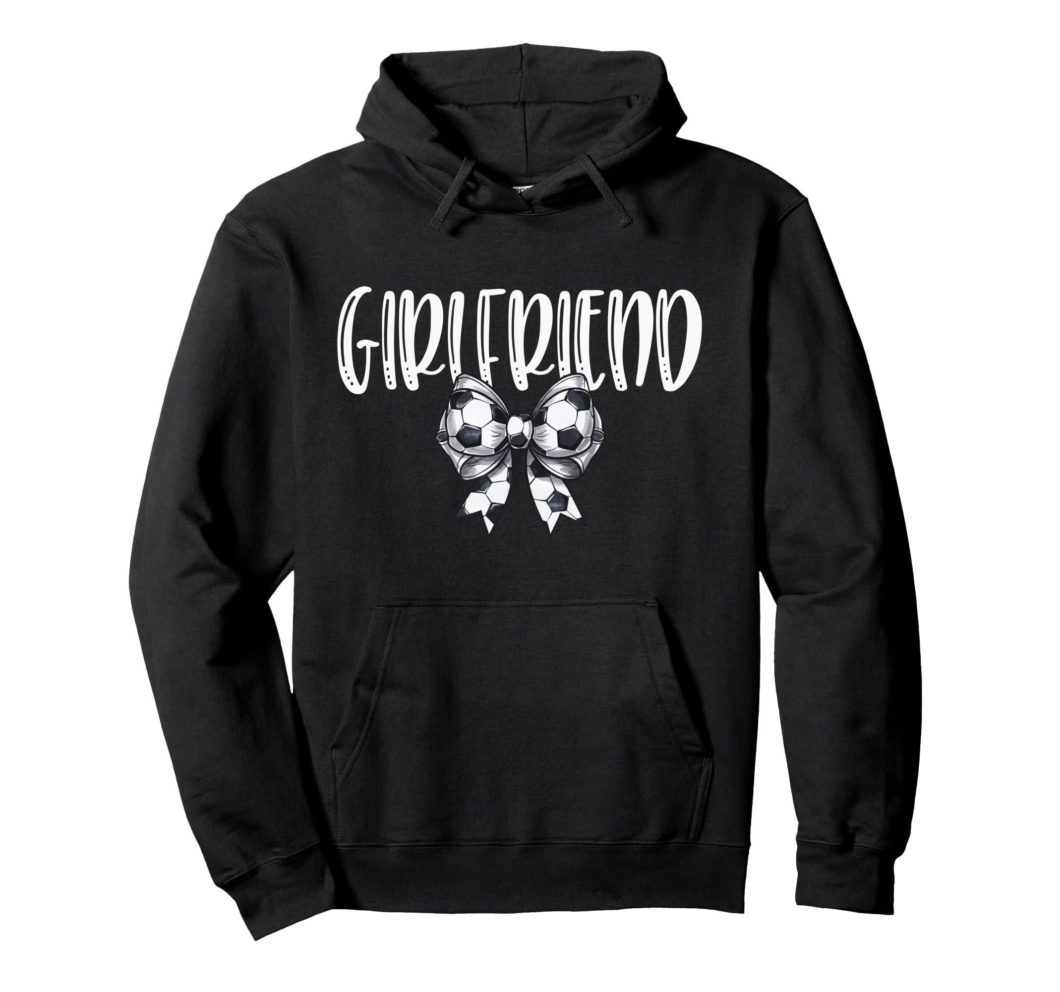 Coquette Soccer Girlfriend Spirit Hoodie - Minimalist Print Unisex - T-Shirt, Sweatshirt, Hoodie