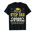 Proud Step Dad 5Th Grade Graduate 2026 T-Shirt - Trendy Graphic for Adults - T-Shirt, Sweatshirt, Hoodie